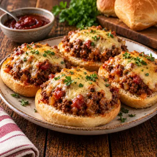 Warme kruidenbroodjes met gesmolten kruidenboter bereid op de barbecue